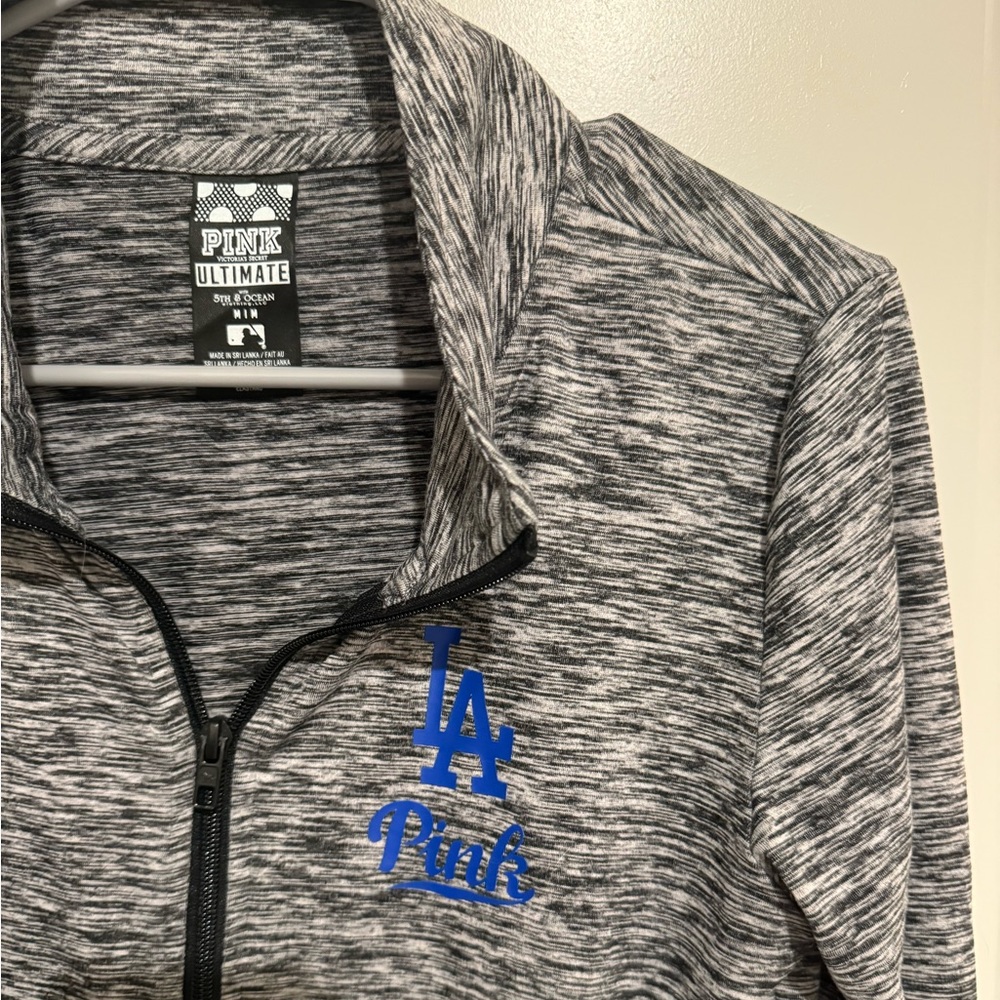 LA Dodgers half zip up sweatshirt